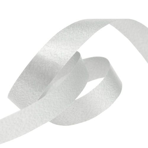 Floristik24 Nastro arricciacapelli argento 10 mm 250 m