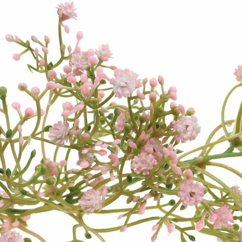Floristik24 Ghirlanda di gypsophila Rosa 180 cm