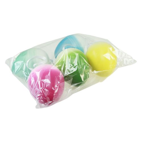 Floristik24 Grandi uova di Pasqua appese uova di plastica colori pastello 15 cm 5 pz