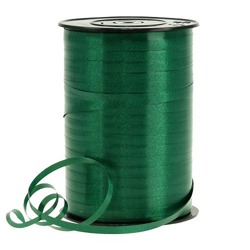 Floristik24 Nastro arricciato verde scuro 4,8 mm 500 m