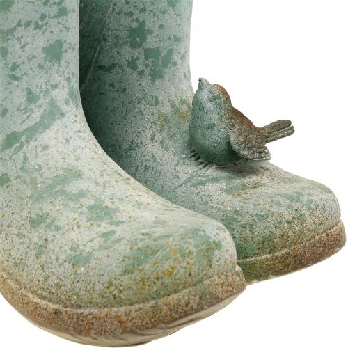 Floristik24 Coppia di stivali da vaso vintage H26cm
