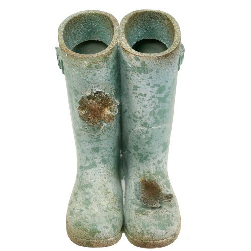 Floristik24 Coppia di stivali da vaso vintage H26cm
