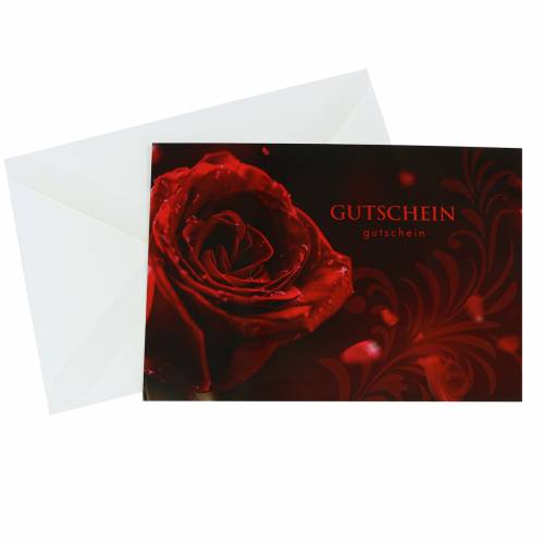 Floristik24 Coupon Rose con busta 5 pezzi