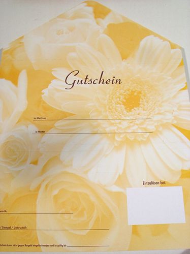 Floristik24 Buoni motivo gerbera &amp; rose (25 pezzi)