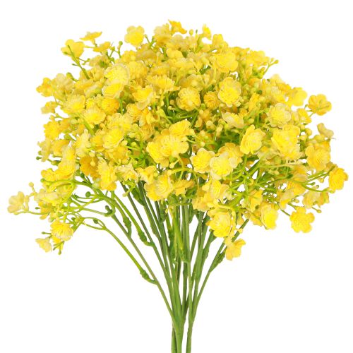 Prodotto Gypsophila panicolata gesso erba fiori gialli L46cm 4 pz