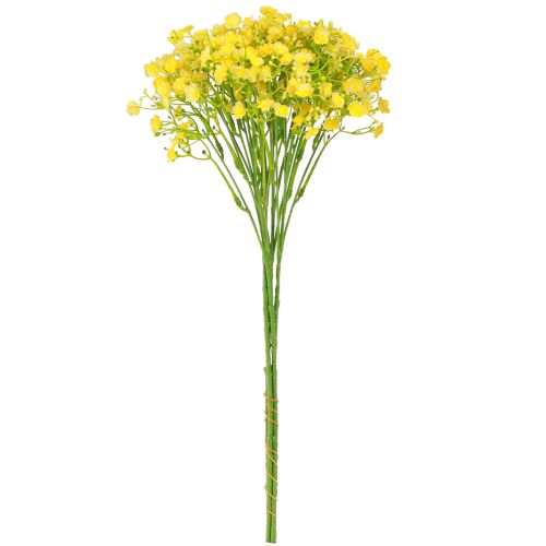 Prodotto Gypsophila panicolata gesso erba fiori gialli L46cm 4 pz