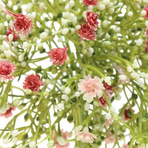 Floristik24 Gypsophila gypsophila artificiale in mazzetto rosa H28cm 6pz