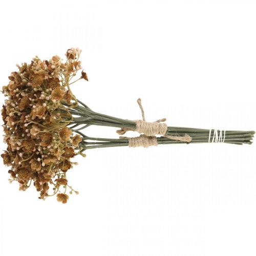 Prodotto Gypsophila marrone artificiale per bouquet autunnale 29,5 cm 18p