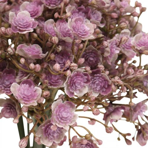 Floristik24 Gypsophila decorazione autunnale viola artificiale 29,5 cm 18 pezzi
