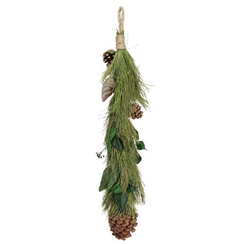 Prodotto Decorazione da appendere pigne di pino ed eucalipto natalizie L60cm