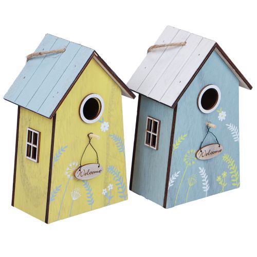 Prodotto Decorazione da appendere decorazione primaverile decorazione per casetta per uccelli in legno 19,5 cm 2 pezzi