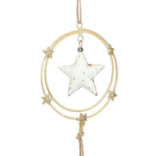 Prodotto Decorazione da appendere Decorazioni per albero di Natale stella H38cm 3 pz