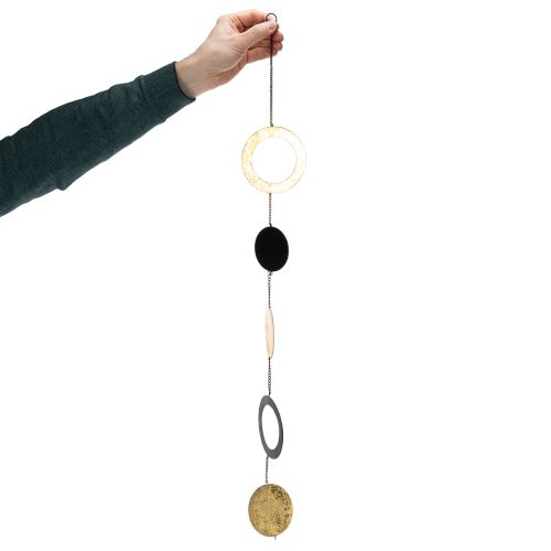 Prodotto Cerchi e dischi decorativi da appendere alle finestre, moderni per qualsiasi stile di arredamento, 80 cm