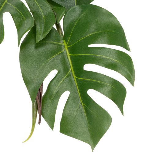 Prodotto Monstera artificiale con fogliame grande per accenti eleganti nella zona giorno 120 cm