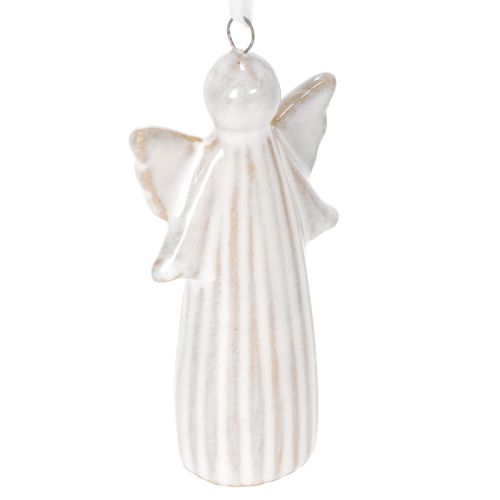 Ciondolo a forma di angelo, statuetta decorativa da appendere all'albero di Natale, 8 cm, 4 pezzi