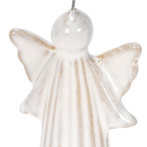 Ciondolo a forma di angelo, statuetta decorativa da appendere all'albero di Natale, 8 cm, 4 pezzi | Floristik24.it