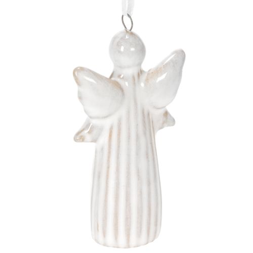 Ciondolo a forma di angelo, statuetta decorativa da appendere all'albero di Natale, 8 cm, 4 pezzi | Floristik24.it