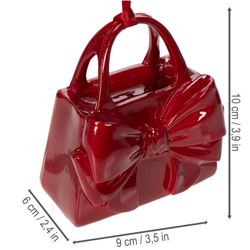 Borsa decorativa con fiocco per appenderla, 10 cm | Floristik24.it