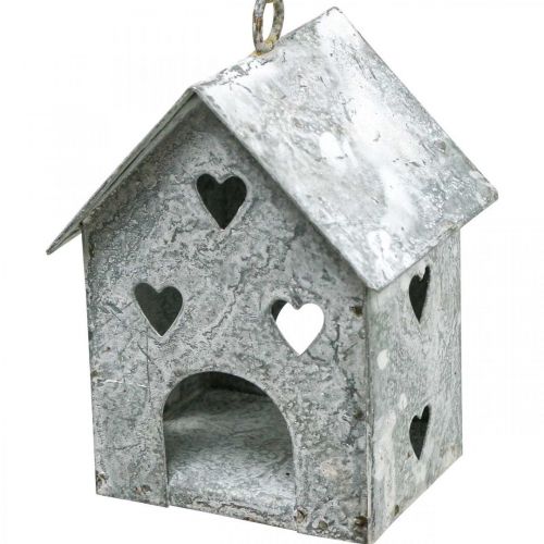 Prodotto Ciondolo natalizio casa in metallo Shabby Chic H9,5 cm 3 pz