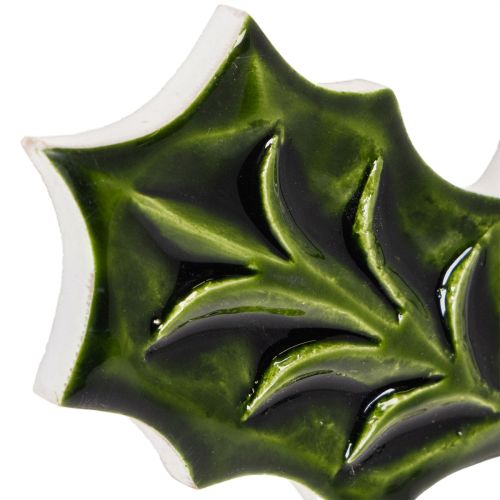 Decorazione natalizia a forma di agrifoglio, da appendere, 26 cm | Floristik24.it