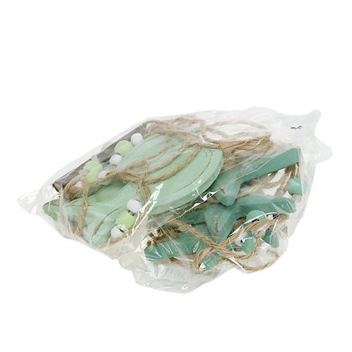 Floristik24 Stella pendente decorativa, menta pesce 47cm - 50cm 2pz