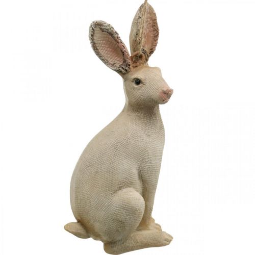 Coniglietto pasquale da appendere decorazione pasquale poliresina H9.5cm 4pz