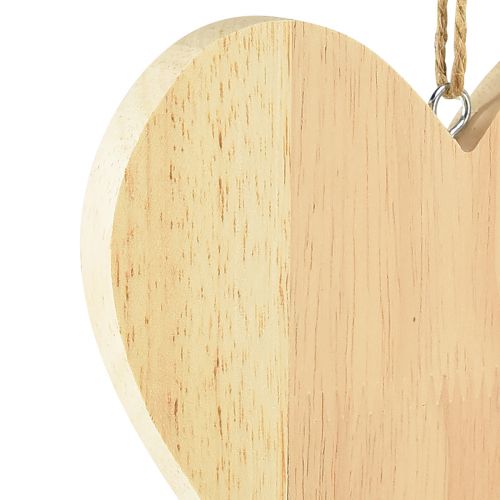 Prodotto Cuori in legno da appendere Cuori decorativi per lavoretti 15x15 cm 4pz