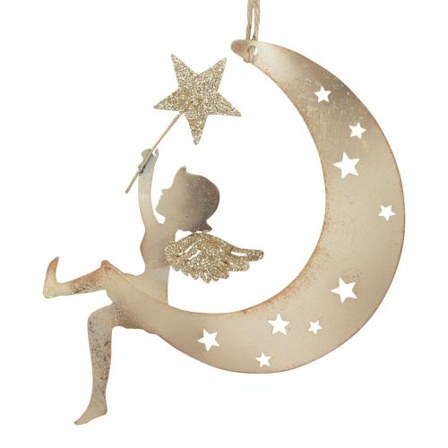 Prodotto Ciondolo angelo stella Decorazione natalizia da appendere H19 cm 2 pezzi