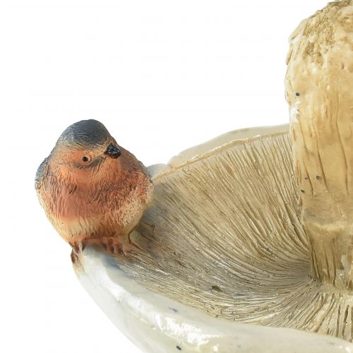 Prodotto Fungo decorativo con decorazione autunnale di uccelli da appendere Ø15cm H12cm