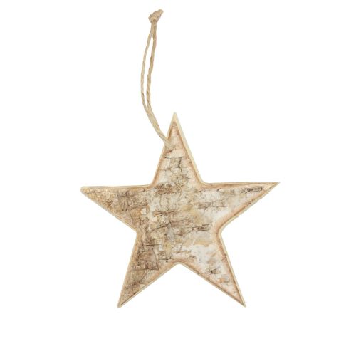 Appendiabiti decorativo decorativo stelle in legno legno decorativo rustico Ø15cm