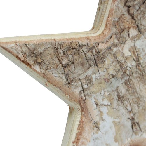Prodotto Appendiabiti decorativo decorativo stelle in legno legno decorativo rustico Ø15cm