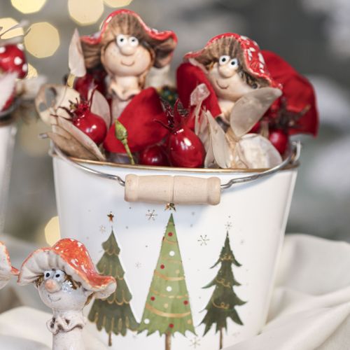 Rami decorativi artificiali di rosa canina con 7 frutti rosso scuro 48 cm | Floristik24.it