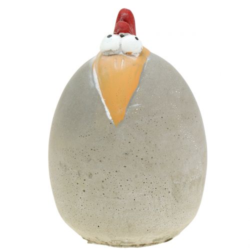 Floristik24 Figura decorativa gallo in cemento 12 cm 3 pezzi
