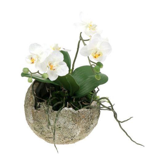 Floristik24 Sfera di cemento per piantare Ø15cm H13,5cm