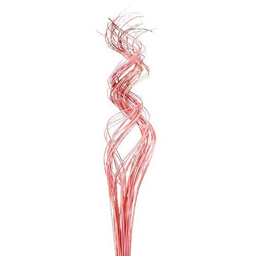 Floristik24 Salice Mezzo Riccio 100 cm Rosa 30 pz