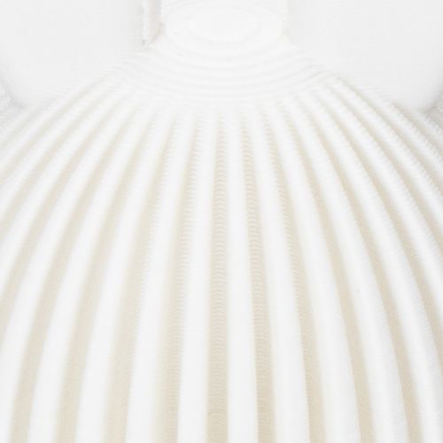 Prodotto Statuina decorativa a forma di coniglio con aspetto piegato per un arredamento moderno, soggiorno o ufficio, 13 cm, 3 pezzi