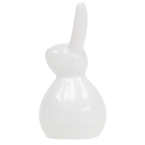 Coniglietto in ceramica bianco 7,5 cm 6 pezzi | Floristik24.it