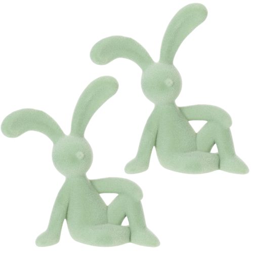 Prodotto Figura decorativa a forma di coniglietto pasquale per un'elegante decorazione della casa e per la Pasqua, 22 cm, 2 pezzi