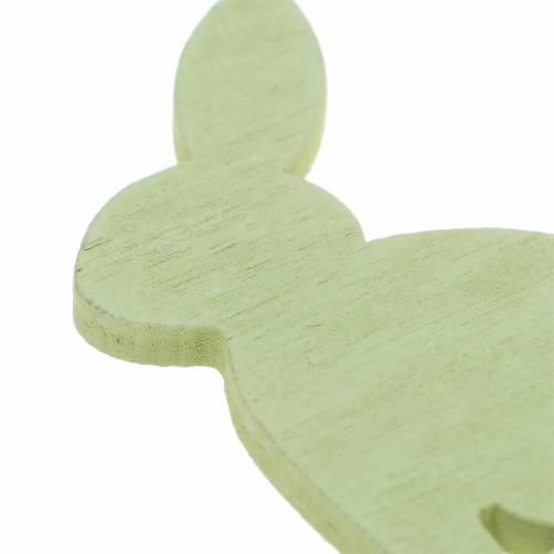Floristik24 Decorazione sparsa coniglietto pasquale in legno 5,2 cm 40 pezzi