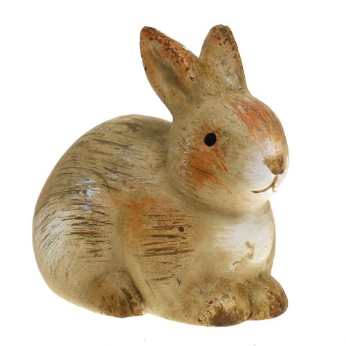 Floristik24 Coniglio in ceramica naturale 7 cm x 8 cm 6 pezzi