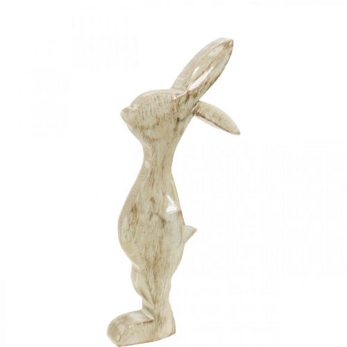Prodotto Coniglietto in legno Decorazione pasquale primaverile Coniglietto decorativo H25cm