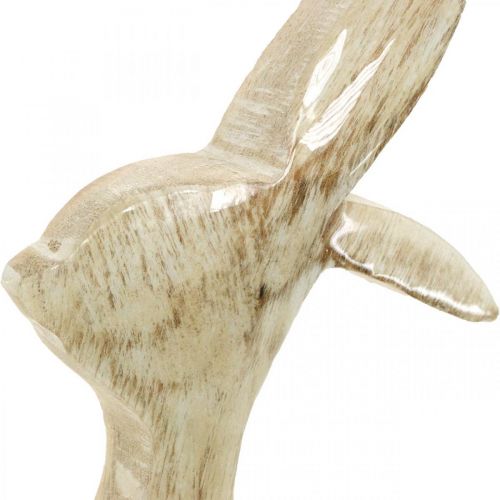 Prodotto Coniglietto in legno Decorazione pasquale primaverile Coniglietto decorativo H25cm