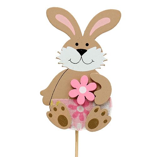 Floristik24 Bunny flower plug sort. 7,5 cm L 28 cm 15 pezzi