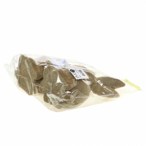 Prodotto Coniglietto decorativo pasquale seduto floccato marrone H19 cm 2 pz