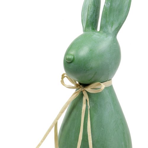 Floristik24 Coniglietto pasquale grande verde scuro H47cm