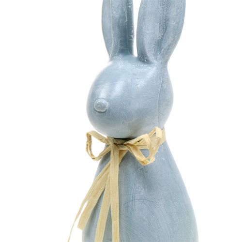 Floristik24 Coniglietto di Pasqua grande blu H47cm