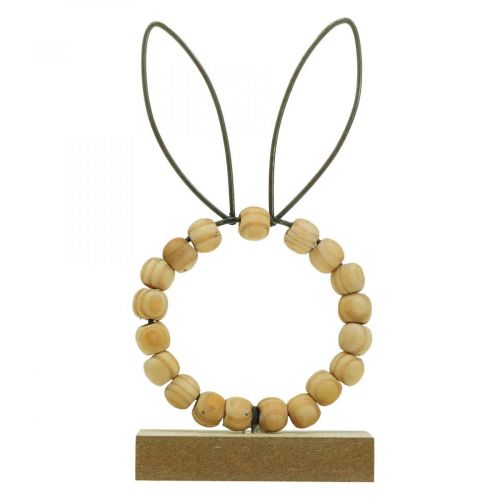 Prodotto Decorazione Coniglio Decorazione Tavolo Pasqua Perline Legno Decorazione Ruggine Ø6.5cm 6 Pz