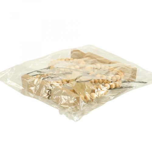 Prodotto Decorazione Coniglio Decorazione Tavolo Pasqua Perline Legno Decorazione Ruggine Ø6.5cm 6 Pz