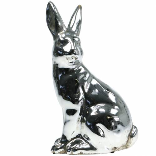 Floristik24 Bunny argento antico H31cm