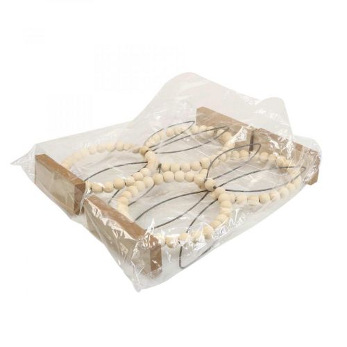 Floristik24 Anello decorativo decorazione coniglio decorazione tavolo Pasqua legno ruggine H27,5 cm 4 pezzi